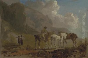 Study Of Horses And A Rider Study Of Horses And A Rider