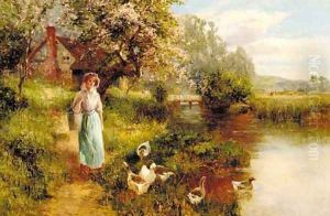 Down by the river by Ernst Walbourn