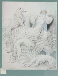 Symphony In White by Louis Icart