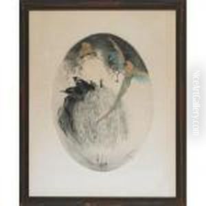 Untied Ribbon by Louis Icart
