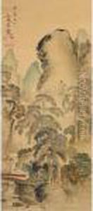 Landscape With People by Ike no Taiga