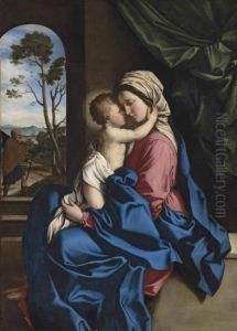 The Madonna And Child by Giovanni Battista Salvi