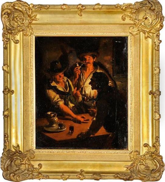 Giocatori Di Mora In Osteria - view 1