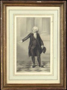 Portrait D'honore-gabriel Riqueti, Comte De Mirabeau, D'apres Joseph Boze by Jean-Baptiste Isabey
