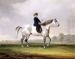 Master Edward Humphries on his Grey Pony, 1823 by Thomas Weaver