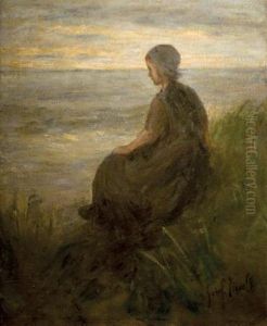 Waiting By The Sea by Jozef Israels