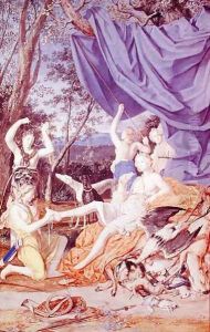 Francoise Louis de la Baume le Blanc (1644-1710) Mademoiselle de la Valliere, as Diana by Joseph Werner