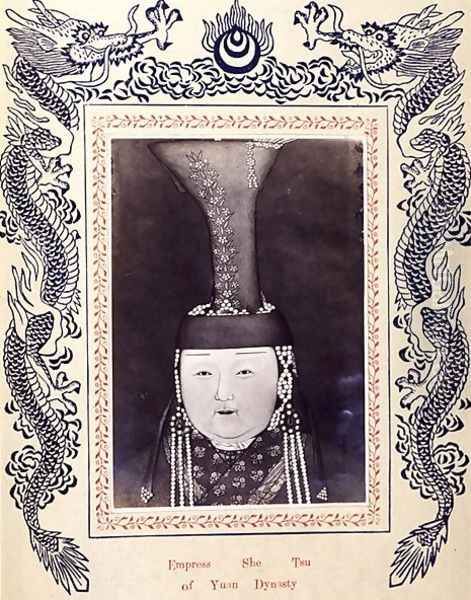 Empress She Tsu of the Yuan Dynasty, from Portraits of Emperors and Empresses of Mongolia - view 1