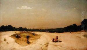 Cricket on Hampstead Heath, 1898