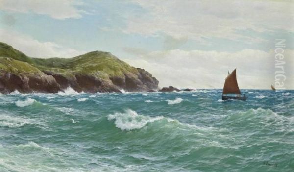 Shipping Off A Coastline - view 1