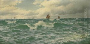 Fishing Boats Going Out, North Sea by David James