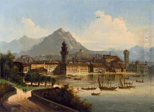 Riva Am Gardasee by J. Wilhelm Jankowsky