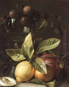 Still Life of Lemons by Anton Weiss
