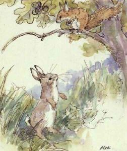Illustration for the Busy Bunny Book by Alan Wright