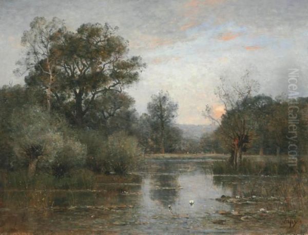Twilight On Jourcey Pond - view 1