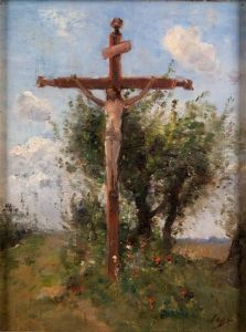 Le Calvaire Dans La Campagne by Louis-Aime Japy