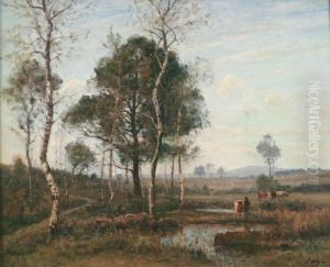  Le Troupeau Pres De L'etang- Brume Dumatin 