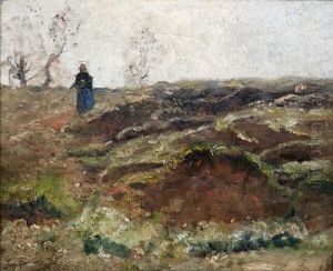 Paysanne Dans La Campagne by Louis-Aime Japy