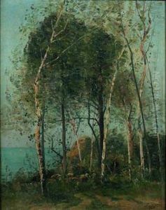 Bergere En Bord De Mer by Louis-Aime Japy