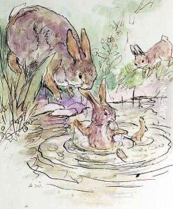 llustration for the Busy Bunny Book