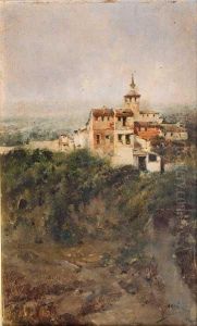 Paisaje Con Casas by Jose Maria Jardines