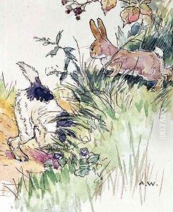 Illustration for the Busy Bunny Book 2 by Alan Wright
