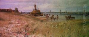 Coastal Scene by Charles William Wyllie