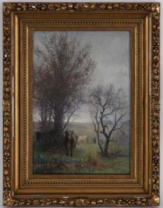 Vaches Aux Regains by Edouard Jeanmaire
