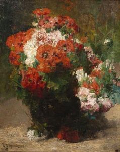 Bouquet De Fleurs by Georges Jeannin