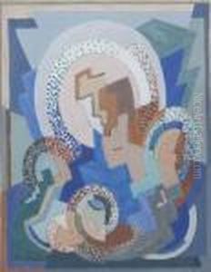 Abstract Composition by Mainie Harriet Jellett