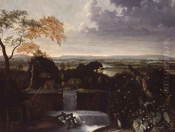 Extensive Landscape with a Watermill - view 1