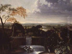 Extensive Landscape with a Watermill Extensive Landscape with a Watermill