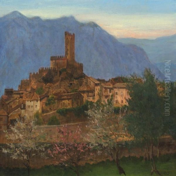 Ved Malcesine, Gardadsoen - view 1