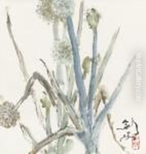 Spring Onion Flower by Gao Jianfu