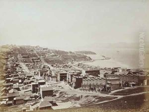 The Golden Gate from Telegraph Hill, San Francisco, 1868 by Carleton Emmons Watkins