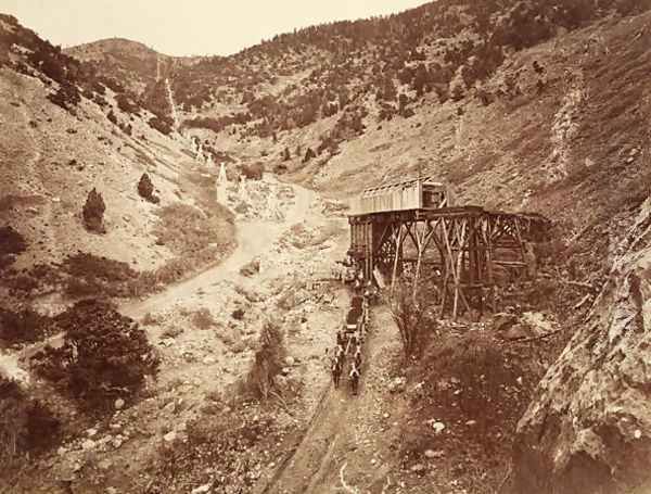 Chicago Hoisting Works, Dry Canyon, USA, 1861-75 - view 1