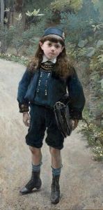 Retrato De Su Hijo Pepe (portrait Of The Artist's Son, Pepe) by Jose Jimenez y Aranda