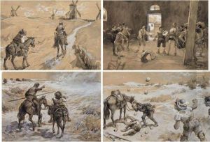 Bocetos Para El Centenario De ``don Quijote' (sketches For Don Quijote)