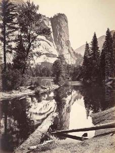 Washington Column, Yosemite National Park, USA, 1872 by Carleton Emmons Watkins