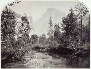 Taysayac, Half Dome, Yosemite by Carleton Emmons Watkins