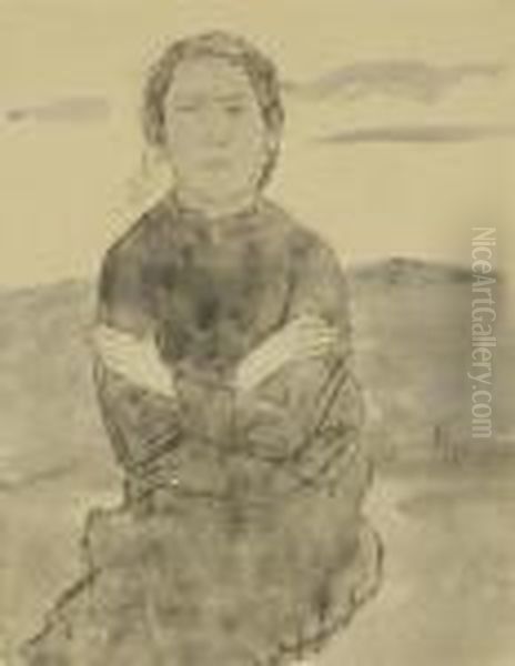 Marie Hamonet With Arms Crossed - view 1