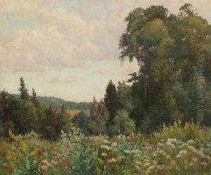 Flowering Meadow by Franz Hans Johnston
