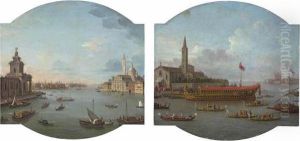 A View Of San Giorgio Maggiore, Venice by Antonio Joli
