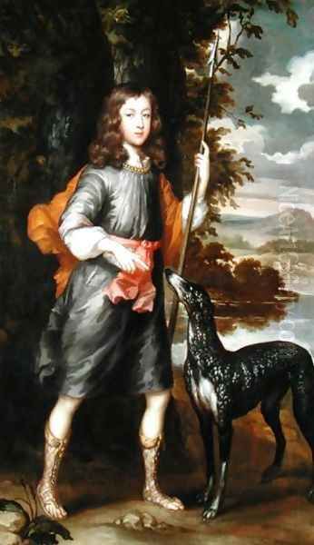 A Boy with a Spear and a Hound, c.1685 - view 1