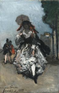 Jeune Femme A L'ombrelle, Paris