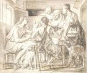 Jacob And Esau by Jacob Jordaens
