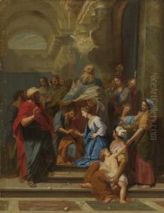 The Marriage Of The Virgin by Jean-baptiste Jouvenet