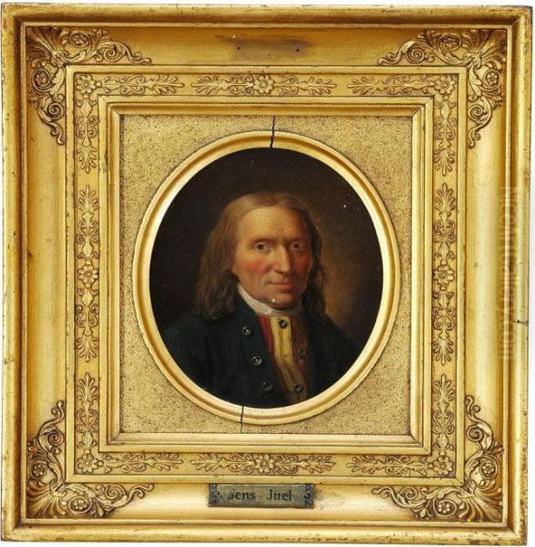 A Pair Of Portraits Of The Painter's Foster-father Jorgen Jorgensen - view 1