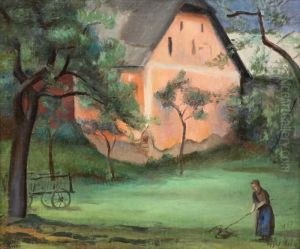 Pink House by Alfred Justitz