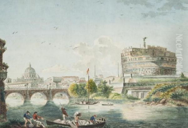 Castel S. Angelo Dal Tevere - view 1